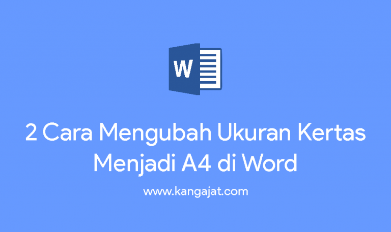 cara mengubah ukuran kertas menjadi a4 di microsoft word 2010