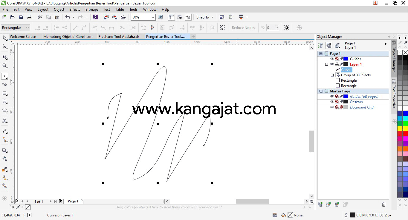 pengertian bezier tool