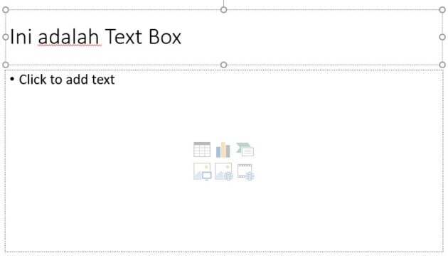 cara menggunakan text box di word