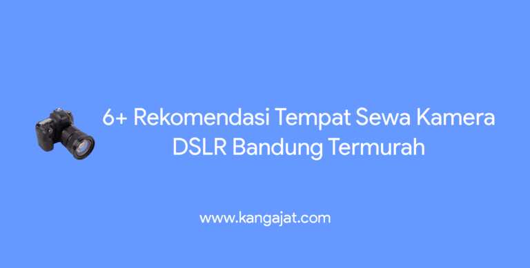 sewa kamera dslr bandung