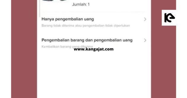 cara mengajukan pengembalian dana di tiktok shop