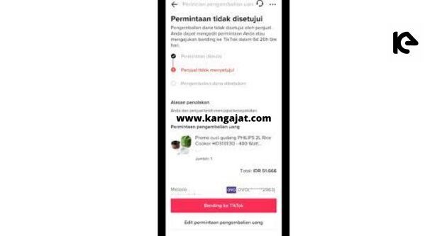 cara mengajukan pengembalian dana di tiktok shop